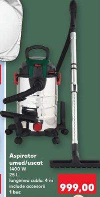 PARKSIDE Aspirator umed/uscat 1400 W 1 buc