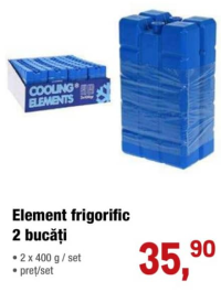 Element frigorific 2 bucăți 2 x 400 g