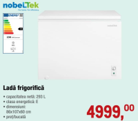 nobelTek Ladă frigorifică 293L