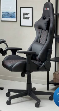 FJELSTED SCAUN GAMING Piele ecologică 70x111-121x70 cm