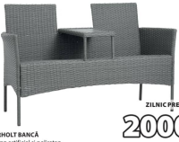 FASTERHOLT BANCĂ 138x83x61 cm