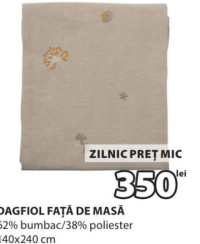 DAGFIOL Față de Masă 62% bumbac / 38% poliester 140x240 cm