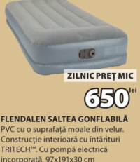 JYSK FLENDALEN SALTEA GONFLABILĂ 97x191x30 cm