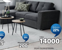 VEJLBY COLȚAR EXTENSIBIL 243x86x86/156 cm