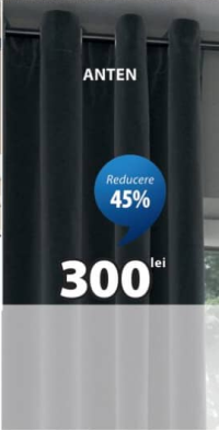 ANTEN Perdea 1x140x300 cm