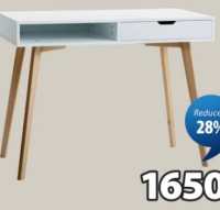 TAMHOLT BIROU Lemn masiv și MDF 50x100x77 cm