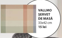 VALLMO ȘERVET DE MASĂ 33x42 cm