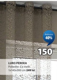 LURO Perdea 1x140x300 cm