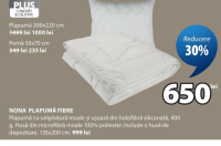 JYSK PLUS Nona Plapumă fibre 135x200 cm