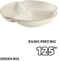 JENSEN Bol Ceramică Ø22x4 cm