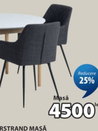 MARSTRAND MASĂ Ø110x75 cm