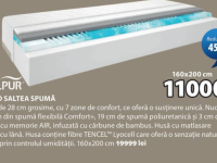 WELLPUR VENDO Saltea spumă 160x200 cm