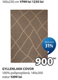GYLLENLAKK COVOR 100% polipropilenă 140x200 cm