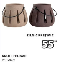 JYSK KNOTT FELINAR Ø10x9 cm