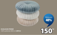 JYSK Kugleask Pernă Ø40 cm