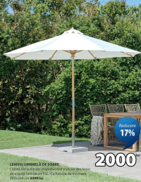 LEMVIG UMBRELĂ DE SOARE 300x260 cm