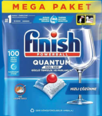 Finish 100 tabs Quantum tablete pentru mașina de vase