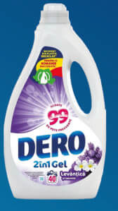 DERO 2in1 Gel 2 L detergent lichid