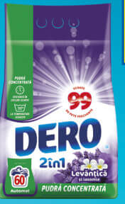 DERO 2in1 4.5 kg detergent automat Levănțică și iasomie