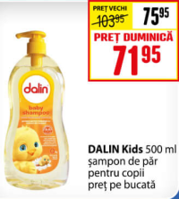 DALIN Kids 500 ml șampon de păr pentru copii