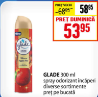 GLADE 300 ml spray odorizant încăperi diverse sortimente