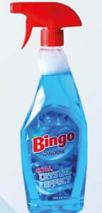 BINGO 500 gr detergent pentru geamuri