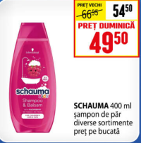 SCHAUMA 400 ml șampon de păr