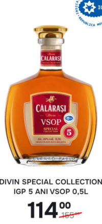 Călărași Divin Special Collection IGP 5 ani VSOP 0,5L