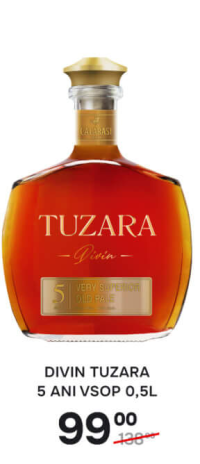 Călărași Divin Tuzara 5 ani VSOP 0,5L
