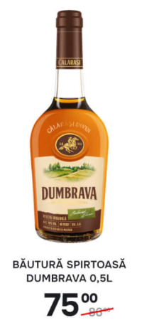 Călărași Băutură spirtoasă Dumbrava 0,5L