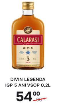 Călărași Divin Legenda IGP 5 ani VSOP 0,2L