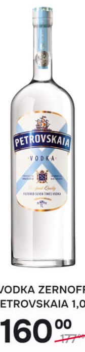 VODKA ZERNOFF PETROVSKAIA 1,0L