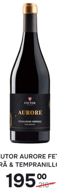 VIN FĂUTOR AURORE FETEASCA NEAGRĂ & TEMPRANILLO 0,75L