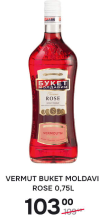 VERMUT BUKET MOLDAVII ROSE 0,75L