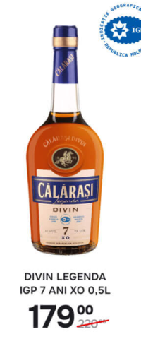 Călărași Divin Legenda IGP 7 ani XO 0,5L