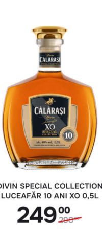 Călărași Divin Special Collection Luceafăr 10 ani XO 0,5L
