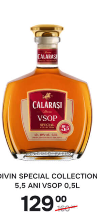 Călărași Divin Special Collection 5,5 ani VSOP 0,5L