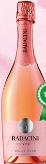 Radacini Vin Spumant Rose dulce 0.75L