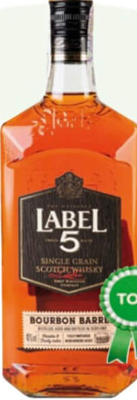Label 5 Bourbon Barrel Whisky 0,7L