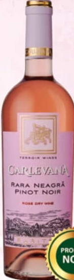 Carlevana Raritet Vin Rara Neagră & Pinot Noir rosé sec 0.75L