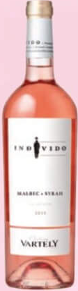 Chateau Vartely Individo Vin Malbec/Syrah roze sec 0.75L