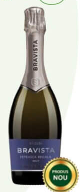 Sălcuța Bravista Vin spumant Cuvée Blanc alb brut 0.75L