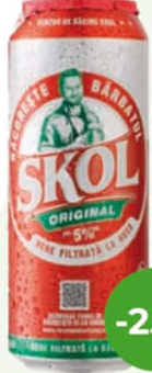 Skol Bere blonda c/m 0,5L