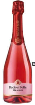 Bacio di Bolle Grande Cuvee Vin spumant D/sec alb / D/sec rose / Brut alb 0.75L
