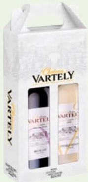 Set Château Vartely IGP Merlot / Chardonnay 0.75L