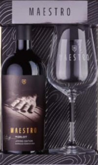 Maestro Set Vin Merlot + 1 pocal Vin 0.75L
