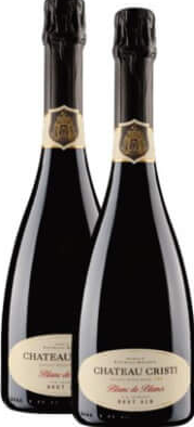 Chateau Cristi Blanc de Noirs Alb Sec / Blanc de Blancs Alb Sec Vin spumant 0.75L