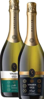 Vinăria din Vale Viorica Alb Demisec / Pinot Grigio & Chardonnay Alb Brut Vin spumant 0.75L