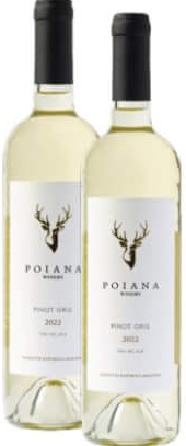Poiana Pinot Gris Vin alb sec 0.75L