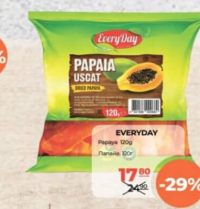 EveryDay Papaia uscat 120g